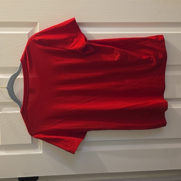 Always With Love Red Short Sleeve T-Shirt NWOT - Picture 3 of 4